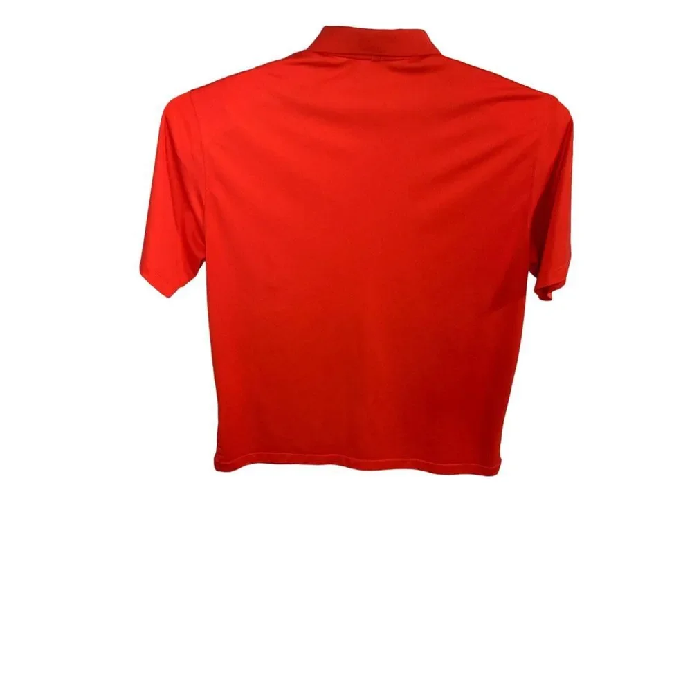 Nike Golf Tour‎ Performance Polo Shirt Mens 2XL Dri Fit Red